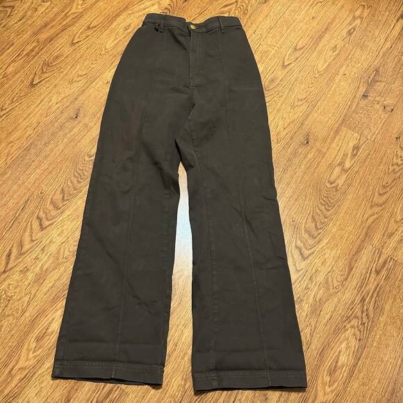 Big Bud Press Brown Western Pants size small straight cut solid color unisex